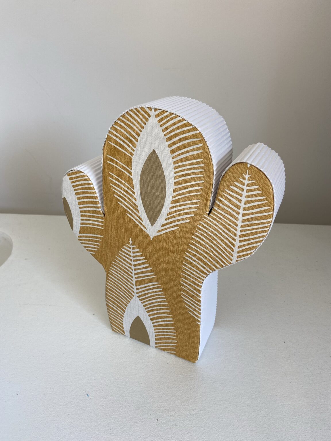 Cactus 3D Jaune et Or